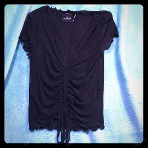 Black crop top